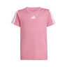 Training Essentials 3 Stripes T-shirt Børn - rosa, hvid