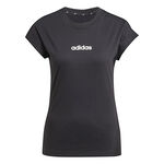 adidas Tøj adidas Essentials Linear T-shirt Damer-Sort