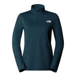 The North Face Tøj The North Face Flex 1/4 Zip Løbetrøje Damer-Mørkegrøn