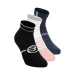 Bullpadel Tøj Bullpadel Bp256 (Pack 3) Sportssokker Damer-Sort,Hvid