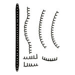 Babolat Ketchertilbehør Babolat Pure Strike 98 18/20 Sæt Øskenbånd-Sort