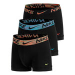 Nike Tøj Nike Dri-Fit Essential Micro Trunk Boksershorts Pakke med 3 Herrer - sort, sort