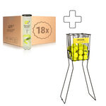 Racket Roots Bold med indvendigt tryk Racket Roots Club Tennisball D&aring;se Med 4