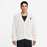 Nike Tøj Nike Court Slam Cardigan Strikjakke Herrer-Hvid
