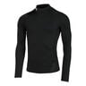 Heatgear Comp Mock Shirt,Langærmet Herrer-Sort