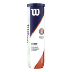 Wilson Tennisbold Wilson Roland Garros Official Dåse Med 4