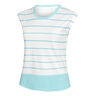 T-shirt Damer-Hvid,Turkis