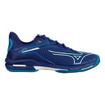 Mizuno Tennissko Mizuno Wave Exceed Tour 6 Grusbanesko Herrer - bl&aring;, hvid