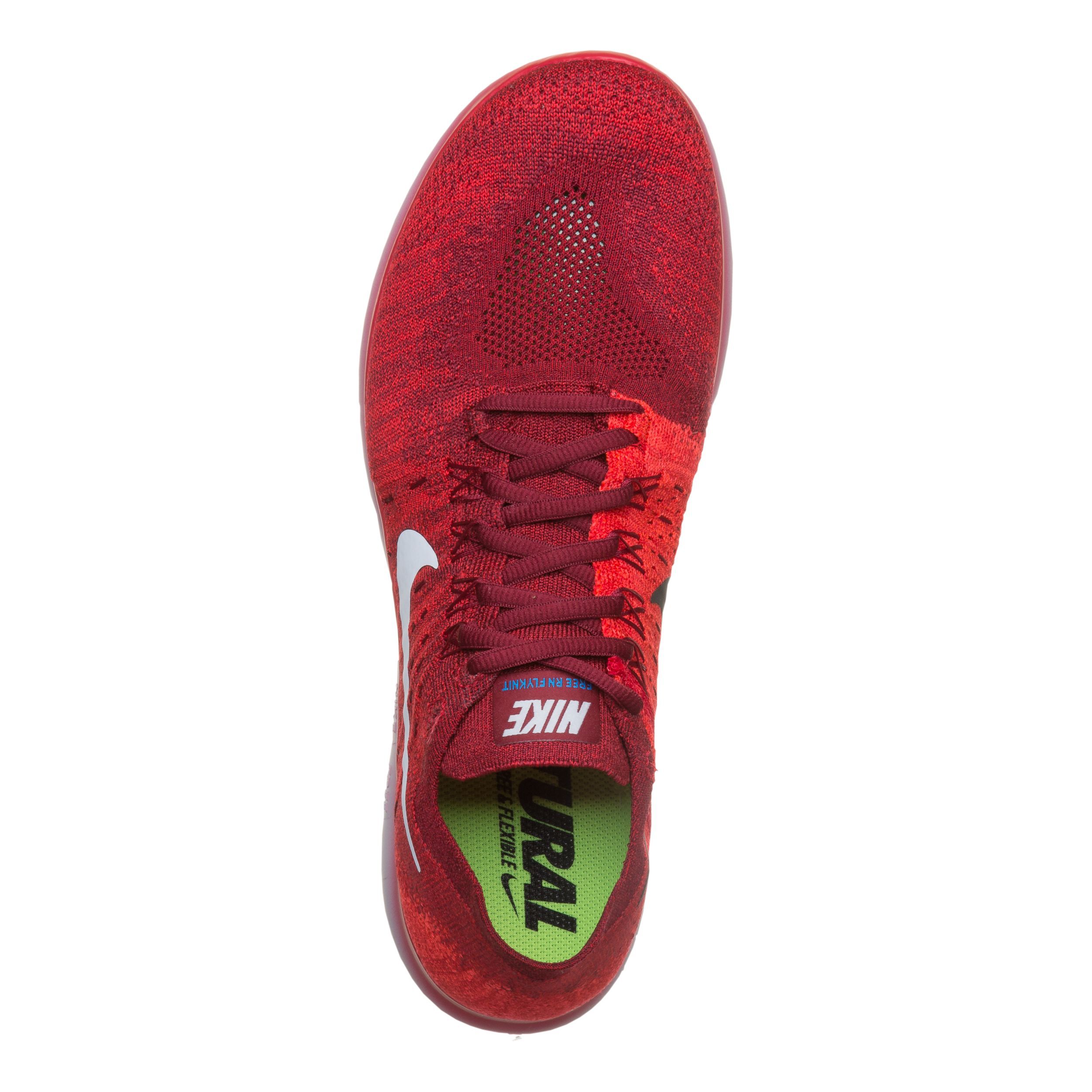 Buy Nike Free Run Flyknit 2017 Fitnesssko Herrer Rod Hvid online Tennis Point DK