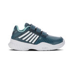 K-Swiss Tennissko K-Swiss Court Express Strap Omni Allcourt-sko Børn-Petrol,Hvid