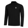 Big Serve 1/4 Zip Shirt,Langærmet Herrer-Sort