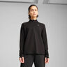 Velocity Cloudspun 1/4 Zip Løbetrøje Damer-Sort