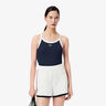 Tanktop Damer-Mørkeblå,Hvid