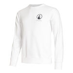 Quiet Please T&oslash;j Quiet Please Baseline Sweatshirt Herrer - hvid, bl&aring;