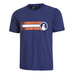 Quiet Please Tøj Quiet Please Retro Block T-shirt Herrer - mørkeblå, flerfarvet