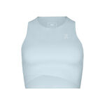 On Tøj On Court Crop Tanktop Damer-Blå-grå