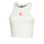 Quiet Please Tøj Quiet Please Crossroad Ribbed Tanktop Damer-Hvid