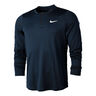 Court Dri-Fit Half-Zip Shirt, lang&aelig;rmet Herrer - m&oslash;rkebl&aring;, 