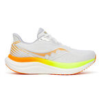 Saucony L&oslash;besko Saucony Triumph 23 Neutral sko Damer-hvid, citrongul