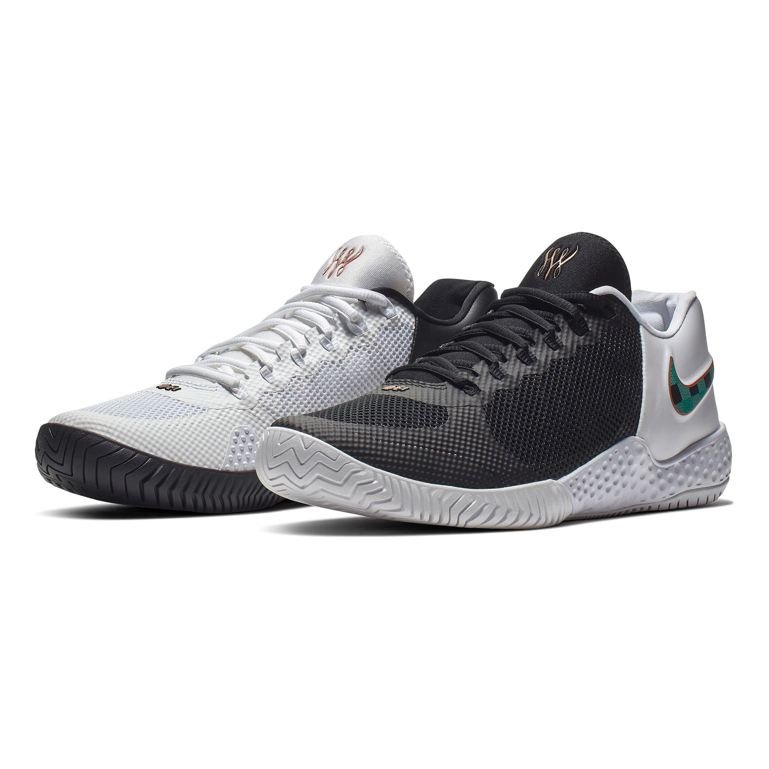 Nike Flare 2 HC Allcourt sko Damer Hvid, Sort Nike Flare 2 HC Allcourt sko Damer Hvid, Sort