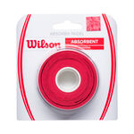 Wilson Overgrips Wilson Pro Overgrip Pakke med 3 - r&oslash;d