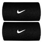 Nike Tøj Nike Swoosh Classic Doublewide Svedbånd Unisex - sort, hvid