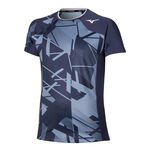 Mizuno Tennistøj Mizuno Daybreakers Shadow Graphic T-shirt Herrer-Mørkegrå