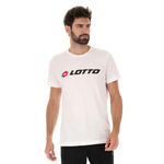 Lotto Lotto MSC II Logo Tee T-shirt Herrer-hvid, m&oslash;rkebl&aring;
