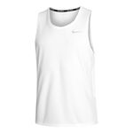 Nike T&oslash;j Nike Miler Tanktop - hvid, gr&aring;