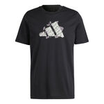 adidas Tøj adidas CLUB GRAPH T-shirt Herrer - sort, grøn