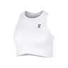 Court Crop Tanktop Damer-Hvid