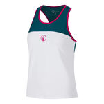 Quiet Please Tøj Quiet Please Create Racerback Tanktop Damer-Petrol,Flerfarvet