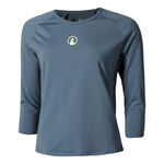 Quiet Please Tøj Quiet Please Stripes Shirt, langærmet Damer - blå, 