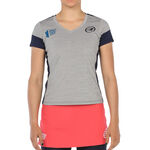 Bullpadel Tøj Bullpadel Rollaz T-shirt Damer-Grå,Sort