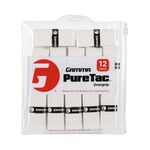 Gamma Overgrips Gamma Pure Tac Pakke Med 12-Hvid