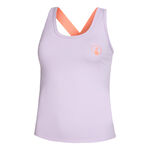 Quiet Please Tøj Quiet Please Summerbreeze Crossback Tanktop Damer-Syren,Orange