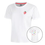 Quiet Please T-shirt Quiet Please Crush Court Essentials T-shirt Damer-hvid, hvid