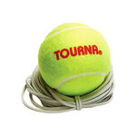 Tourna Træningsudstyr Tourna Ball & String (für Fill & Drill) Træningshjælpemiddel-Gul,Rød