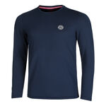 BIDI BADU Tøj BIDI BADU Crew Roundneck Shirt,Langærmet Herrer-Mørkeblå