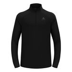 Odlo Tøj Odlo Essential Ceramiwarm 1/2 Zip Löpartröja Herrar - Svart