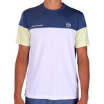 Sergio Tacchini Tennist&oslash;j Sergio Tacchini Prave 024 PL T-shirt Herrer - bl&aring;-gr&aring;, hvid
