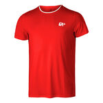 Racket Roots Tøj Racket Roots Teamline T-shirt Herrer-Rød