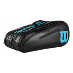 Wilson Tennistasker Wilson Elite 15 Pack SMU Black/ Blue