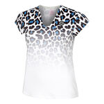 BIDI BADU Tøj BIDI BADU Leoparty Styles V-Neck T-shirt Damer-Hvid,Sort