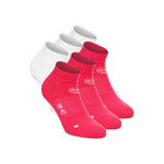 BIDI BADU Tøj BIDI BADU No Party XXL No Show Move Tennissokker-Pink,Hvid