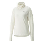 Puma T&oslash;j Puma Cloudspun High Neck Shirt, lang&aelig;rmet Damer - hvid, 