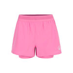 Quiet Please T&oslash;j Quiet Please Rematch 2in1 Shorts Damer - pink, hvid