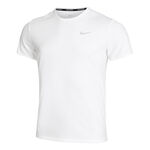 Nike Tøj Nike Dri-Fit Miler UV Løbetrøje Herrer-Hvid