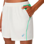 ASICS T&oslash;j ASICS Court 7in Shorts Herrer - creme, gr&oslash;n