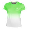 Crew Gradiant T-shirt Damer-Neongrøn,Hvid
